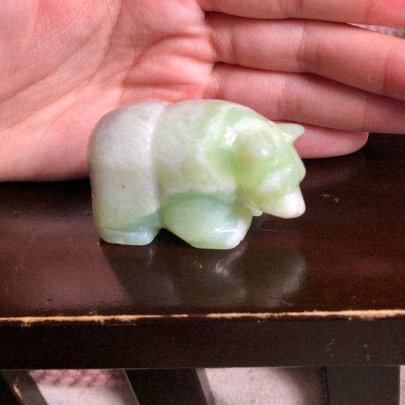 Other - Aventurine crystal bear figurine